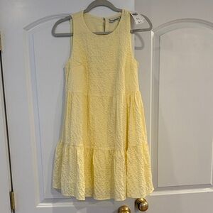 Abercrombie & Fitch Yellow Midi Dress
